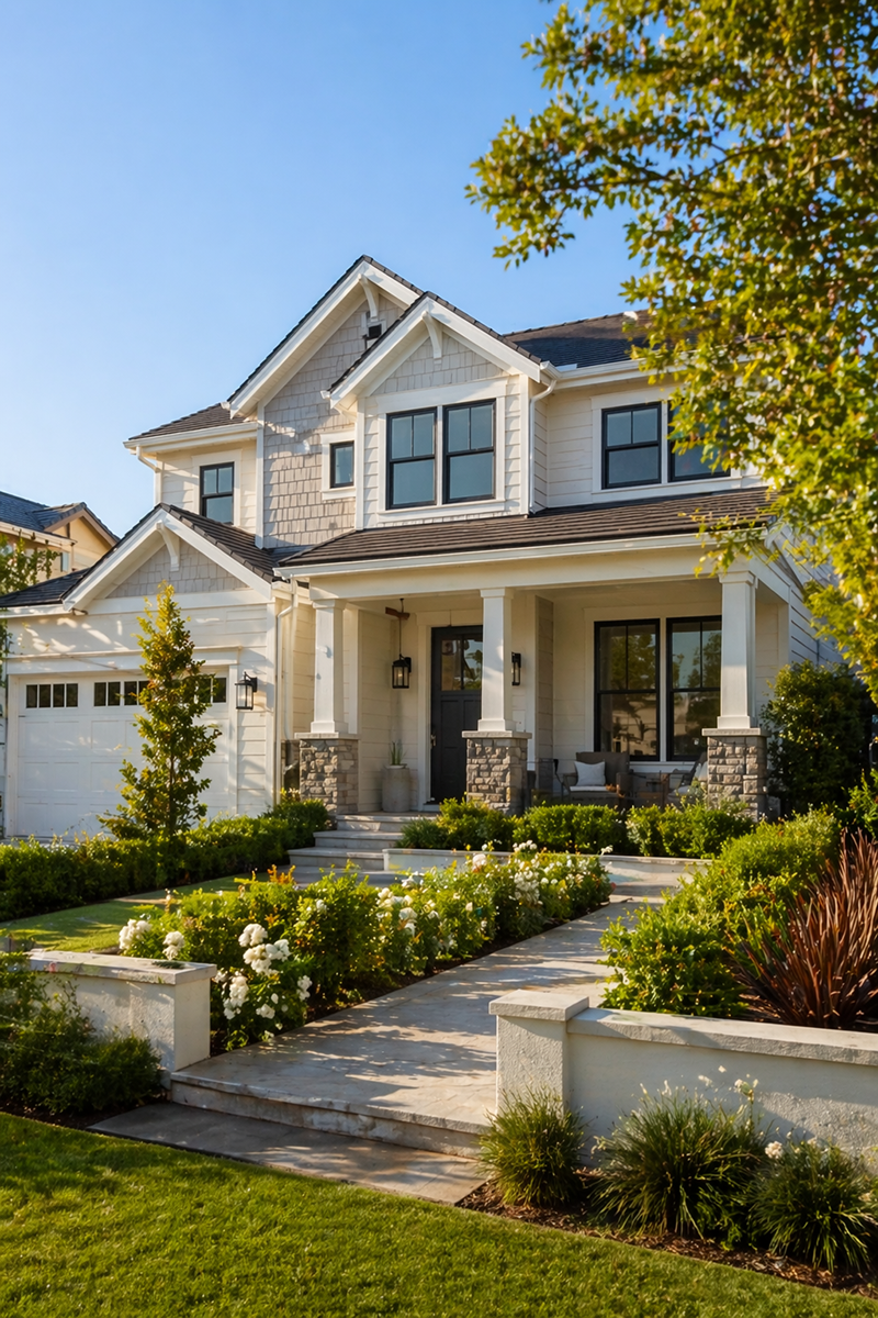 Single family residential home in Southern California used for property appraisal valuation