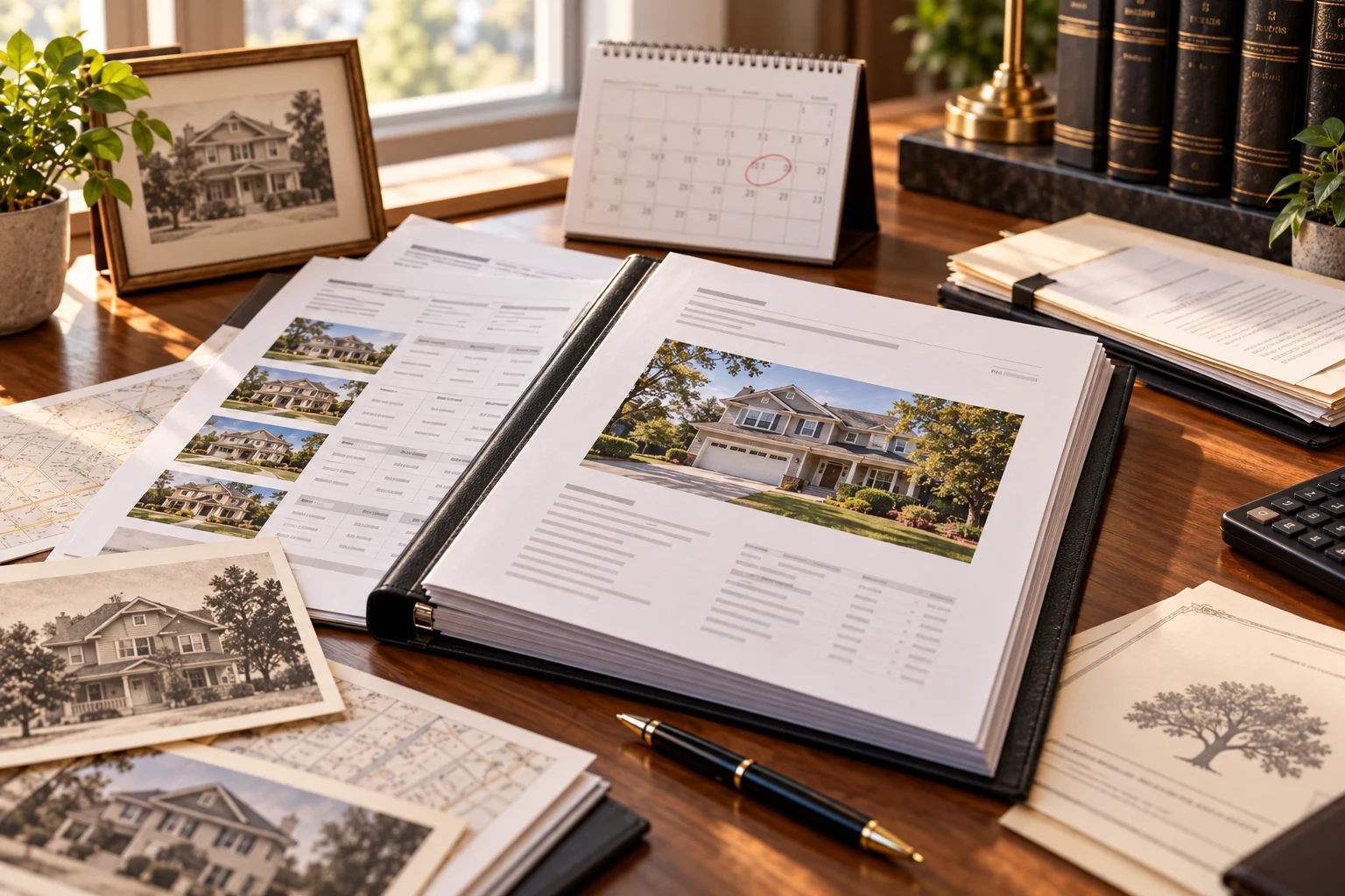 Date of Death appraisal report with historical property records and valuation documents